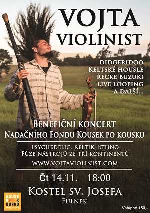 Benefiční koncert - Vojta Violinist